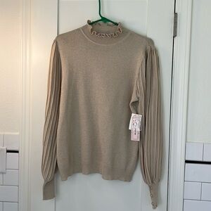 Nanette Lepore Gold Sweater